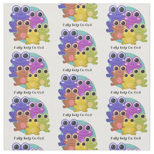 カスタムカエル ファブリック (クローズアップ)