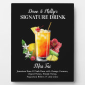カスタムカクテルバーサイン Mai Tai ドリンク フォトプラーク (正面)