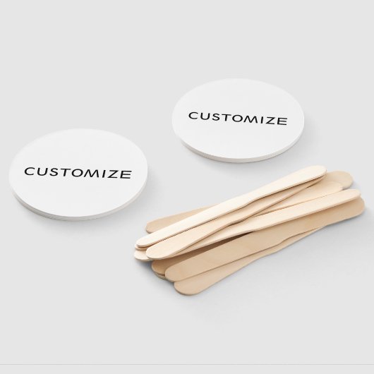 カスタムカスタマイズカスタマイズ可能テンプレート空白の ハンドファン (組立なし)