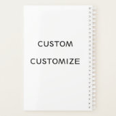 カスタムカスタマイズデザインテンプレート プランナー手帳 (裏面)