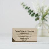 カスタムカスタムキャビネットとミルワーク 名刺 (スタンド正面)