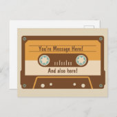 カスタムカセットテープはがき ポストカード (正面/裏面)