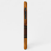 カスタムカッコいいクラシックトレンディー木目パターン iPhoneケース (左側)