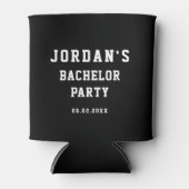 カスタムカッコいいシンプルモダンバチュラーパーティ 缶クーラー (正面)