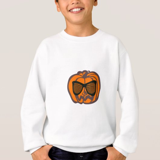 カスタムカッコいいパンプキンハロウィーン Tシャツ (正面)