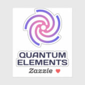 カスタムカットビニールのステッカー量子素子 シール (シート)