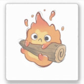 カスタムカットビニールステッカー(ギブリキャラクター) シール (正面)