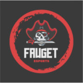 カスタムカットビニールステッカーFAUGET シール (正面)