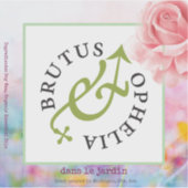 カスタムカットビニール製シール製品ラベル水色 シール (正面)