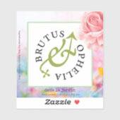 カスタムカットビニール製シール製品ラベル水色 シール (シート)