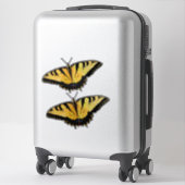 カスタムカットビニール – 2虎アゲハチョウ シール (スーツケース)