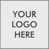 カスタムカット事業ロゴウォーターボトルビニール シール (正面)