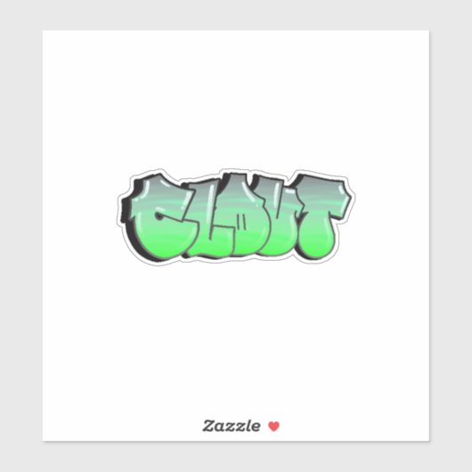 カスタムカット「クロウト」グラフィティビニールシール シール (シート)