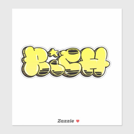 カスタムカット「リッチ」グラフィティビニールシール シール (シート)