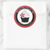 カスタムカップケーキシール ラウンドシール (バッグ)