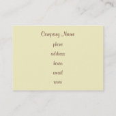 カスタムカップケーキベーカリー名刺 名刺 (裏面)