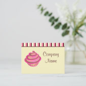 カスタムカップケーキベーカリー名刺 名刺 (スタンド正面)
