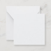 カスタムカップケーキ又はクッキーデコレータ ノートカード (裏面)