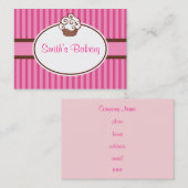 カスタムカップケーキ名刺 名刺 (正面/裏面)