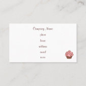 カスタムカップケーキ名刺 名刺 (裏面)