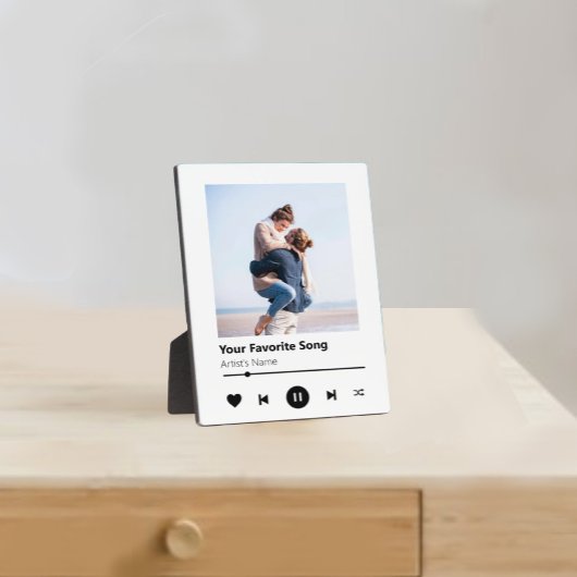 カスタムカップルの写真 |アニバーサリーミュージックギフト フォトプラーク