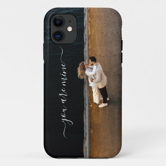 カスタムカップル写真文字iPhoneケース Case-Mate iPhoneケース (裏面)