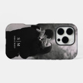 カスタムカップル写真iPhoneケース iPhoneケース (裏面横)