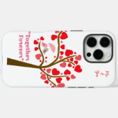 カスタムカップル名 永遠の愛の木 Case-Mate iPhoneケース (裏面 (横))