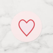 カスタムカップル熱帯結婚フローラ コンフェッティ (スモール正面)