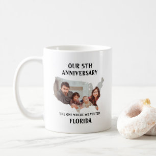 カスタムカップル結婚のアメリカの休暇の写真 コーヒーマグカップ
