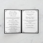 カスタムカトリック教会結婚式 プログラム (内部)