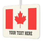 カスタムカナダのカエデ葉旗の車の空気清浄機 カーエアーフレッシュナー (左)