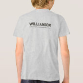 カスタムカヌー恋人カヌーの場所の名前 トライブレンドＴシャツ (裏面)