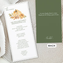 カスタムカボチャ感謝祭フレンドディナー