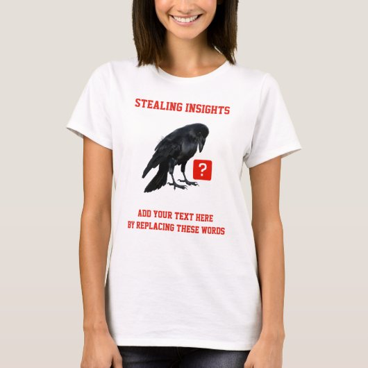 カスタムカラス ビジネス インテリジェンス アナリスト Tシャツ (正面)