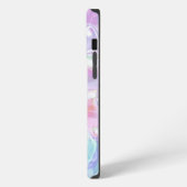 カスタムカラフルおもしろい夏水の色アートパターン iPhoneケース (左側面)