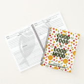 カスタムカラフルお気に入りのレシピと引用文 ノートブック (内部)