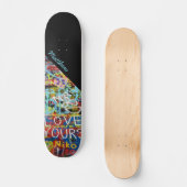 カスタムカラフルのグラフィティ通りアート スケートボード (正面)