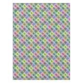 カスタムカラフルエレガント卵抽象芸術イースター テーブルクロス (正面)