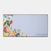 カスタムカラフルガーデンワイルドフラワーフローラブーケ デスクマット (正面)