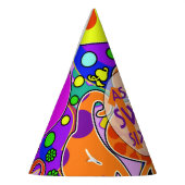 カスタムカラフルスウィート16誕生日 パーティーハット (左)