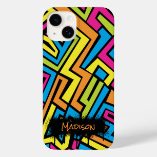 カスタムカラフルネオングラフィティ通りアートパターン Case-Mate iPhone 14ケース