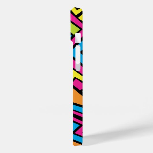 カスタムカラフルネオングラフィティ通りアートパターン Case-Mate iPhoneケース (裏面 / 左)