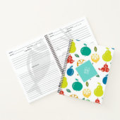 カスタムカラフルフルーツ誕生日 ノートブック (内部)