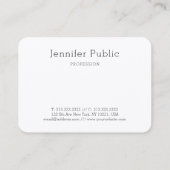 カスタムカラフルモダン抽象芸術エレガントテンプレート 名刺 (裏面)