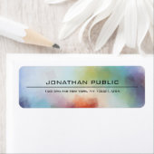 カスタムカラフルモダン抽象芸術エレガントラベル ラベル (インサイチュ)