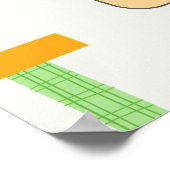 カスタムカラフル先生の教室の規則 ポスター (角)