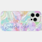 カスタムカラフル可愛いおもしろい夏の水の色パターン Case-Mate iPhoneケース (裏面 (横))