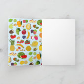 カスタムカラフル夏の果実 シーズンカード (内部)
