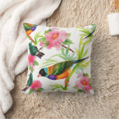 カスタムカラフル小鳥角枕 クッション (ブランケット)